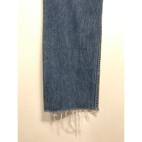 SLVRLAKE Jeans Women's Blue Road To Nowhere Dakota Medium Wash Straight Leg 30 - Picture 10 of 12